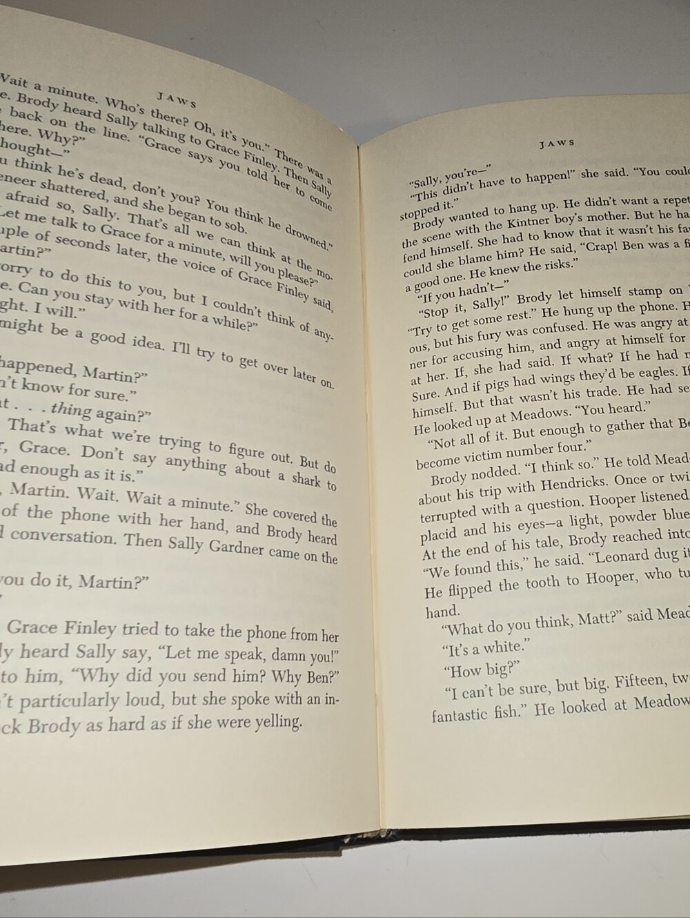 Jaws By Peter Benchley Hardcover - Picture 4 of 7